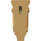 Ekena Millwork 4 3/4"W x 1 3/4"D x 10"H Small Acanthus Pilaster Wood Corbel, Alder CORW05X02X10PAAL - alternate 3